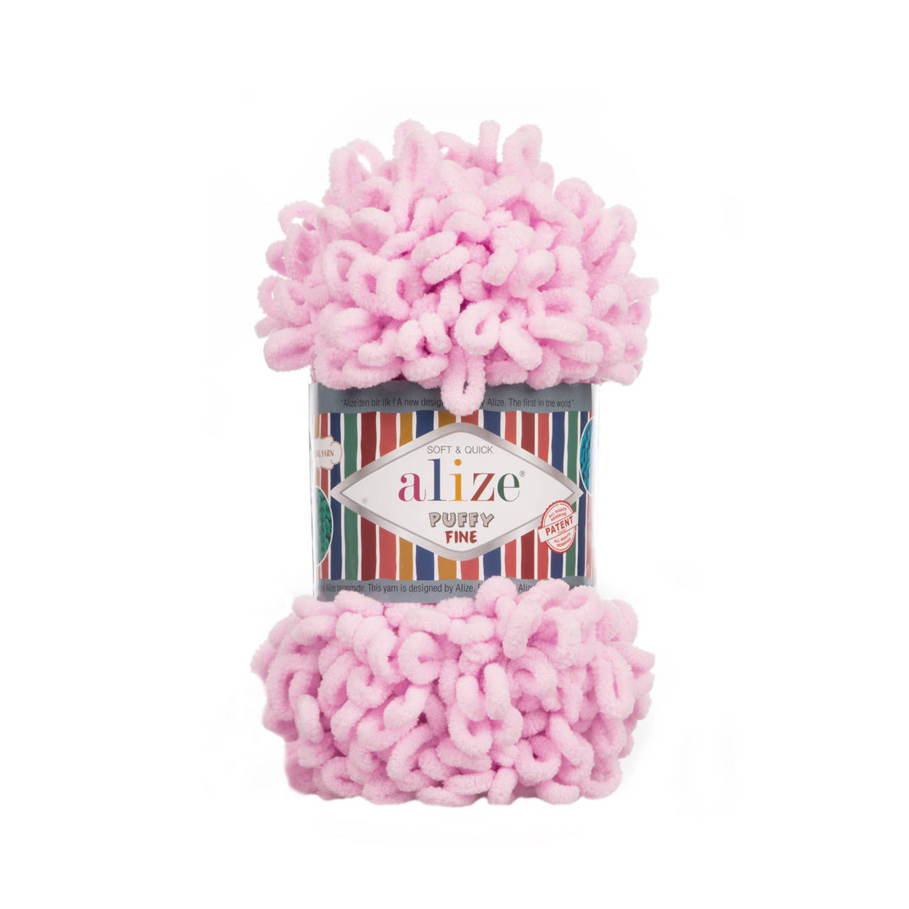 

Alize Puffy Fine 194 светло-розовый