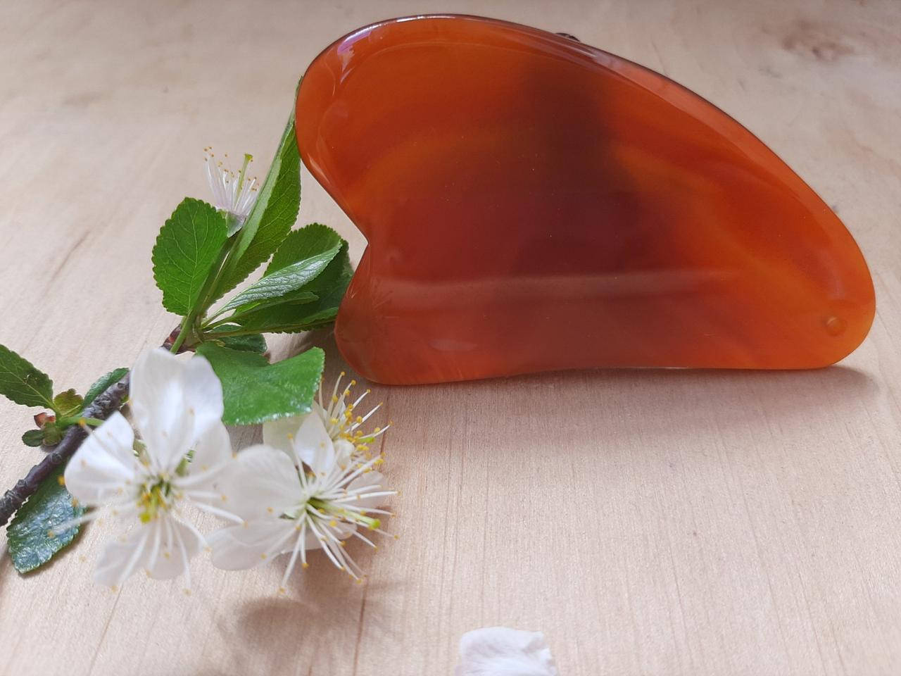 

Скребок Гуаша Сердолик Агат