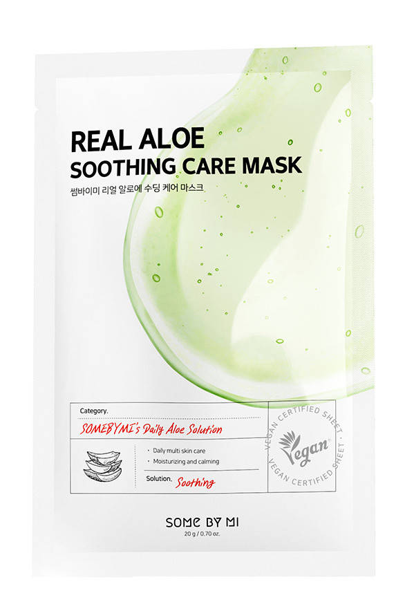 

Маска для лица с экстрактом алоэ Some By Mi Real Aloe Soothing Care Mask, 27 г
