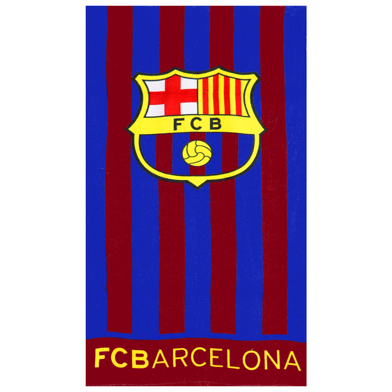 

Пляжное велюровое полотенце ФК Барселона, 70х140