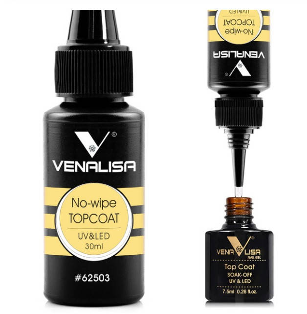 

Топ гель Venalisa без липкого слоя 30 мл (UV/LED)