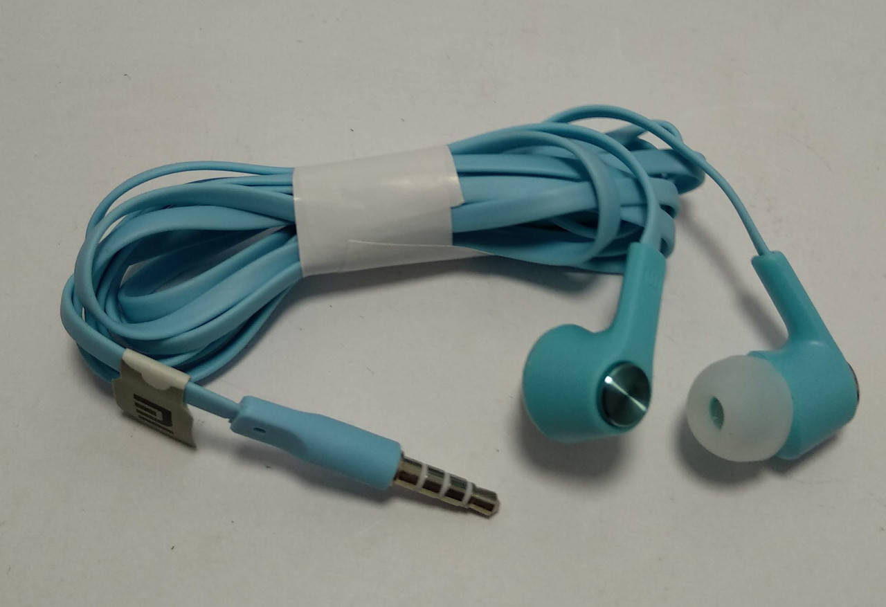 

Навушники Xiaomi Mi Piston Fresh Bloom з мікрофоном оригінал голубі, Голубой