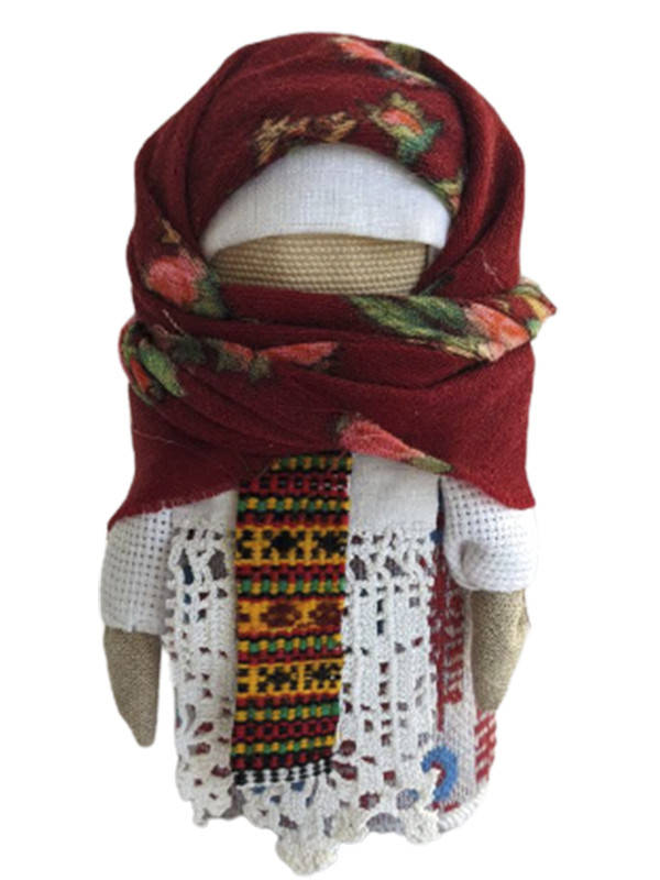 

Кукла-мотанка с гуцульским орнаментом "Круп'яничка"