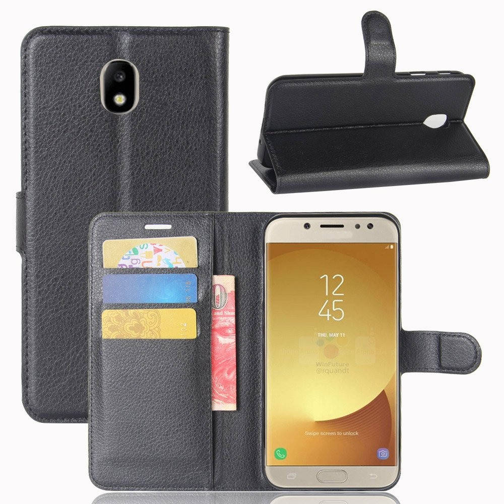 

Чехол-книжка Litchie Wallet для Samsung J730 Galaxy J7 2017 Черный