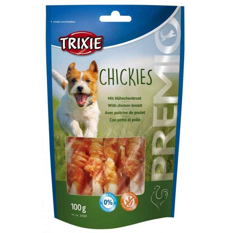 

Trixie PREMIO Chickies 100 г - Лакомство куриная грудка с кальцием на косточке для собак