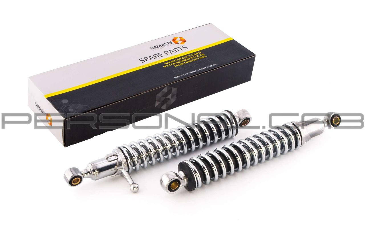 

Амортизаторы (пара) ИЖ 330mm, регулируемые, с рычагом (хром) NAMASTE