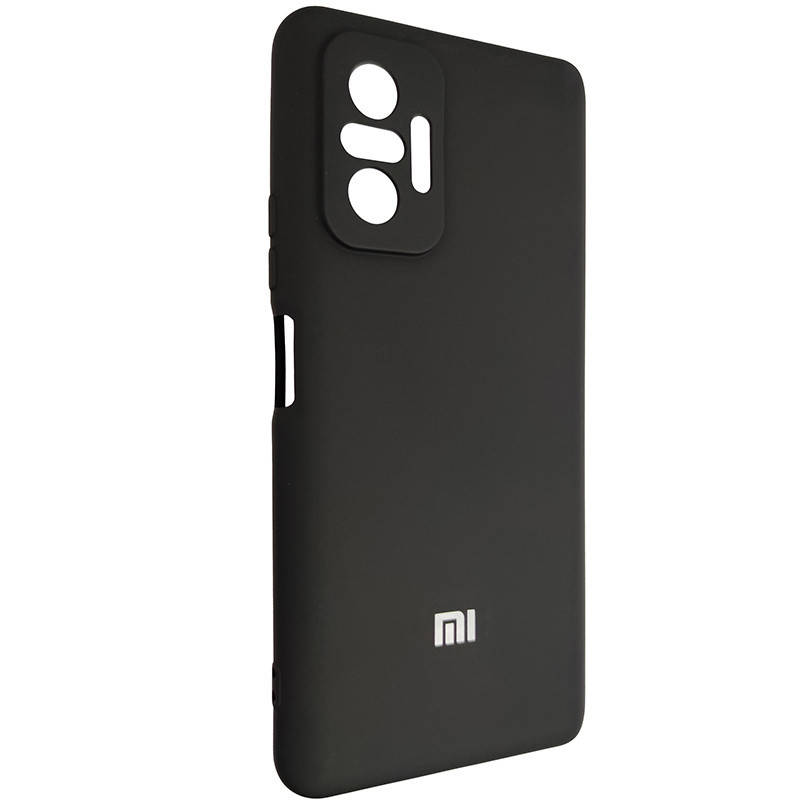

Чохол Silicone Case for Xiaomi Redmi Note 10 Pro Black (18), Черный