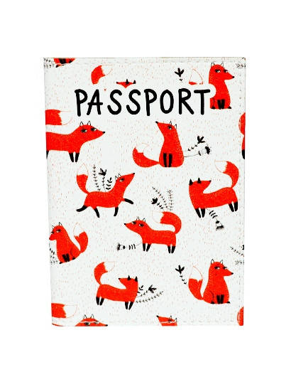 

Обложка на паспорт Лисички