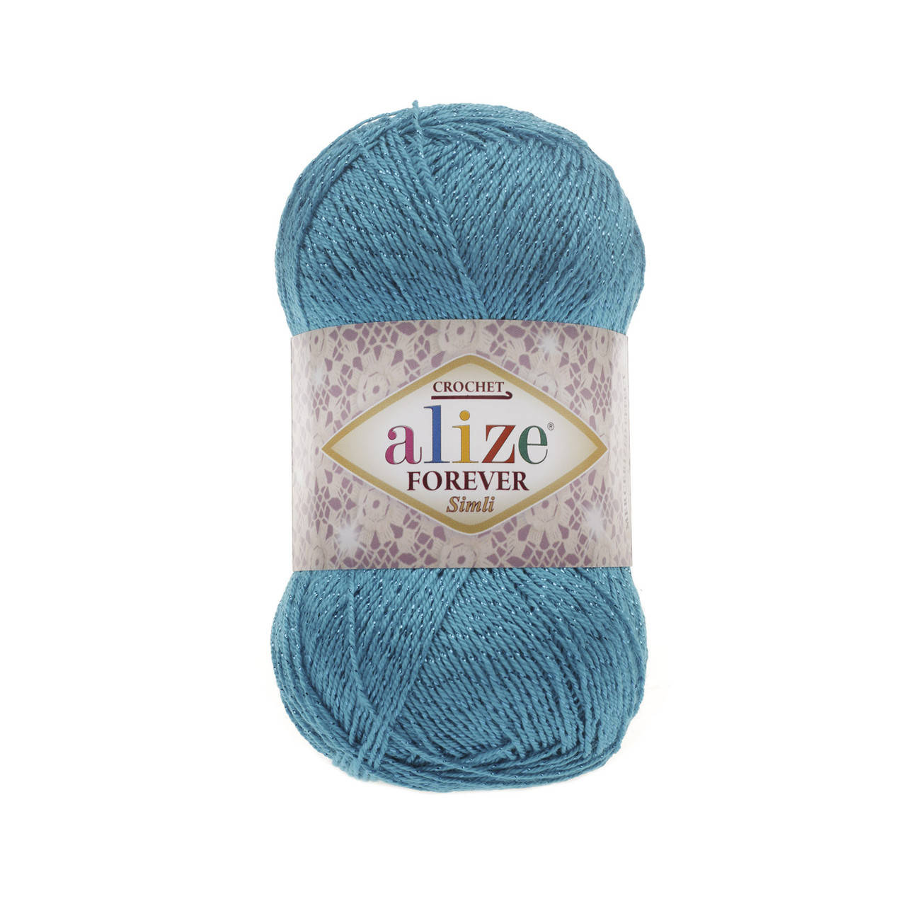 

Alize Forever Crochet Sim № 16 голубой сочи