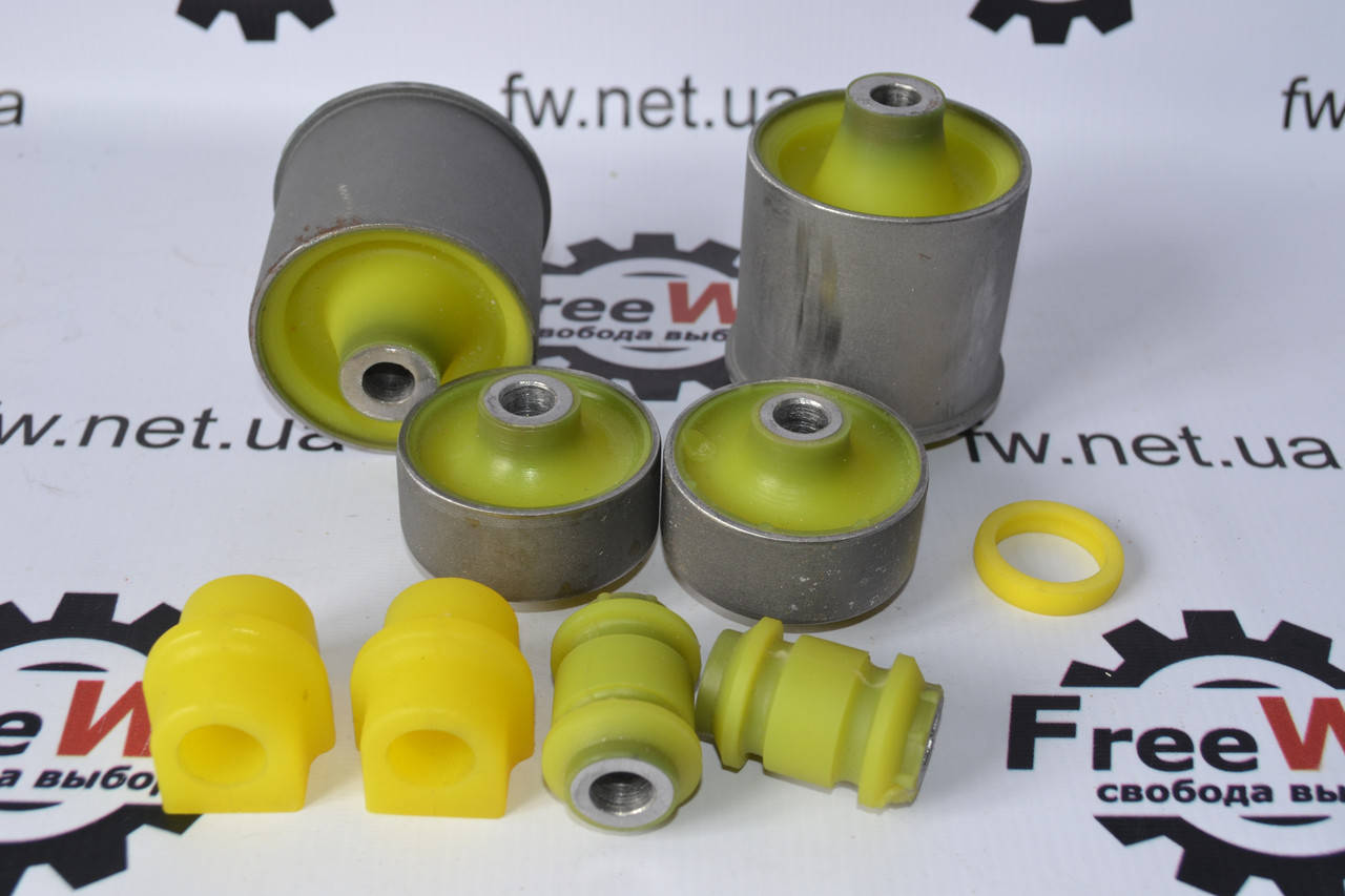 

Chevrolet Aveo Daewoo Kalos комплект сайлетблоков из полиуретана + втулки стабилизатора + кольцо кулисы