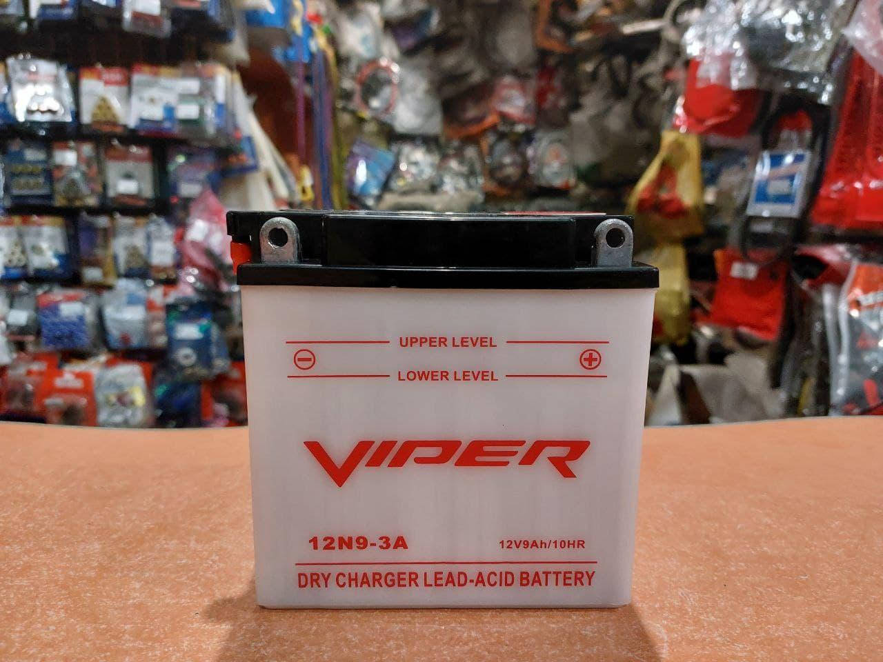 

Мото Аккумулятор для мотоцикла 9а\ч 12V "Viper" 12N9-4B (Свинцово-кислотный)