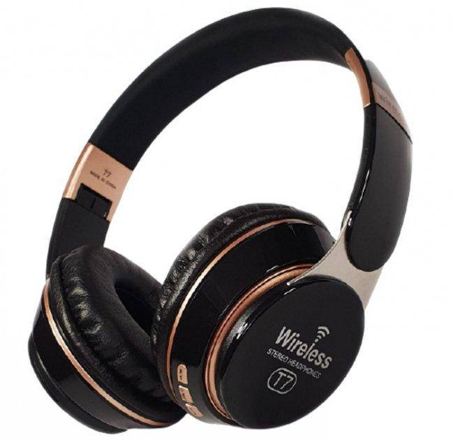 

Беспроводные bluetooth наушники Wireless Headphone T7, Черный