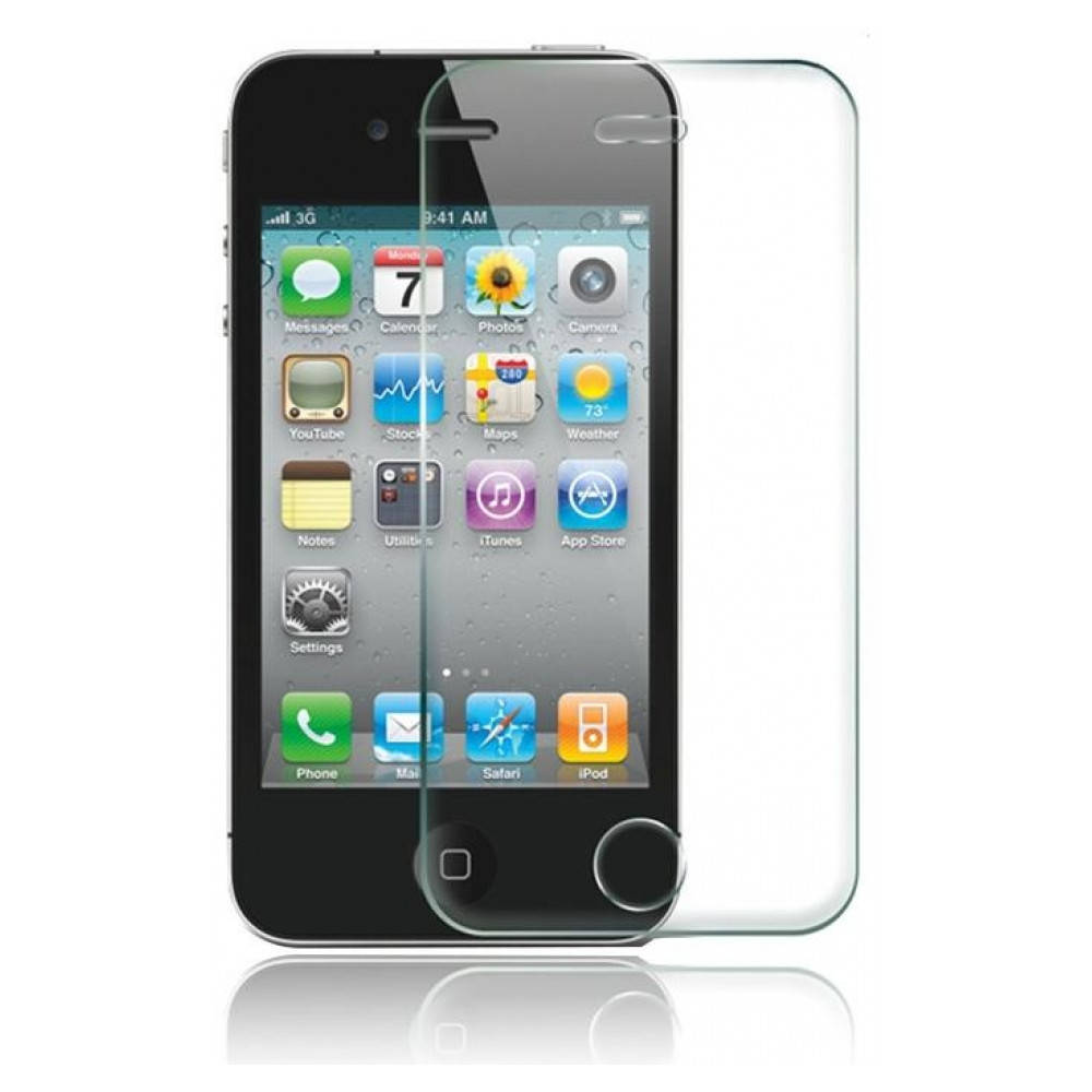 

Защитное стекло для iPhone 4 4s прозрачное 2.5д стекло на телефон айфон 4 4с прозрачное SMD