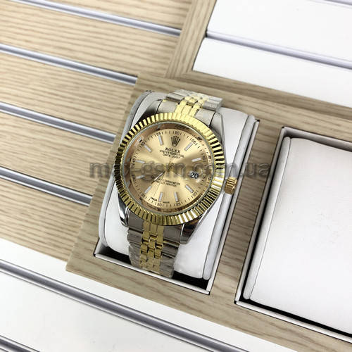

Rolex Date Just Silver-Gold