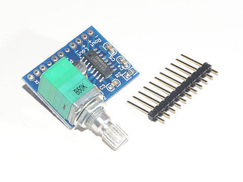 

Стерео підсилювач класу D 2х3Вт з регулятором гучності