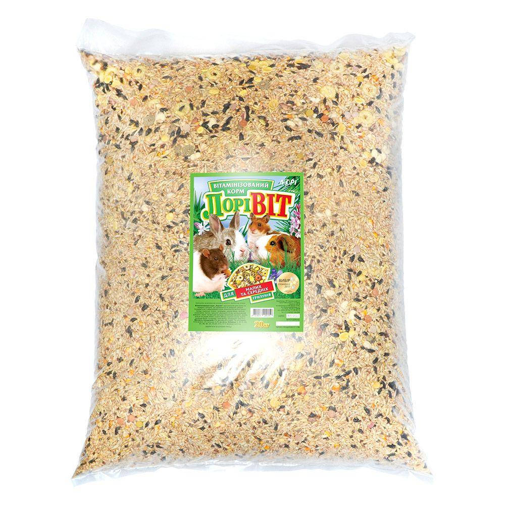 

Корм для малых и средних грызунов Лори ЛориВит 20 кг