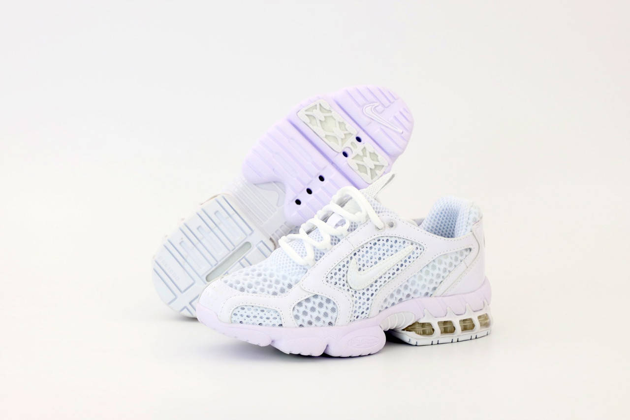 

Женские кроссовки Nike Spiridon x Stussy белого цвета (Кроссовки Найк Аир Макс Стусси), Белый