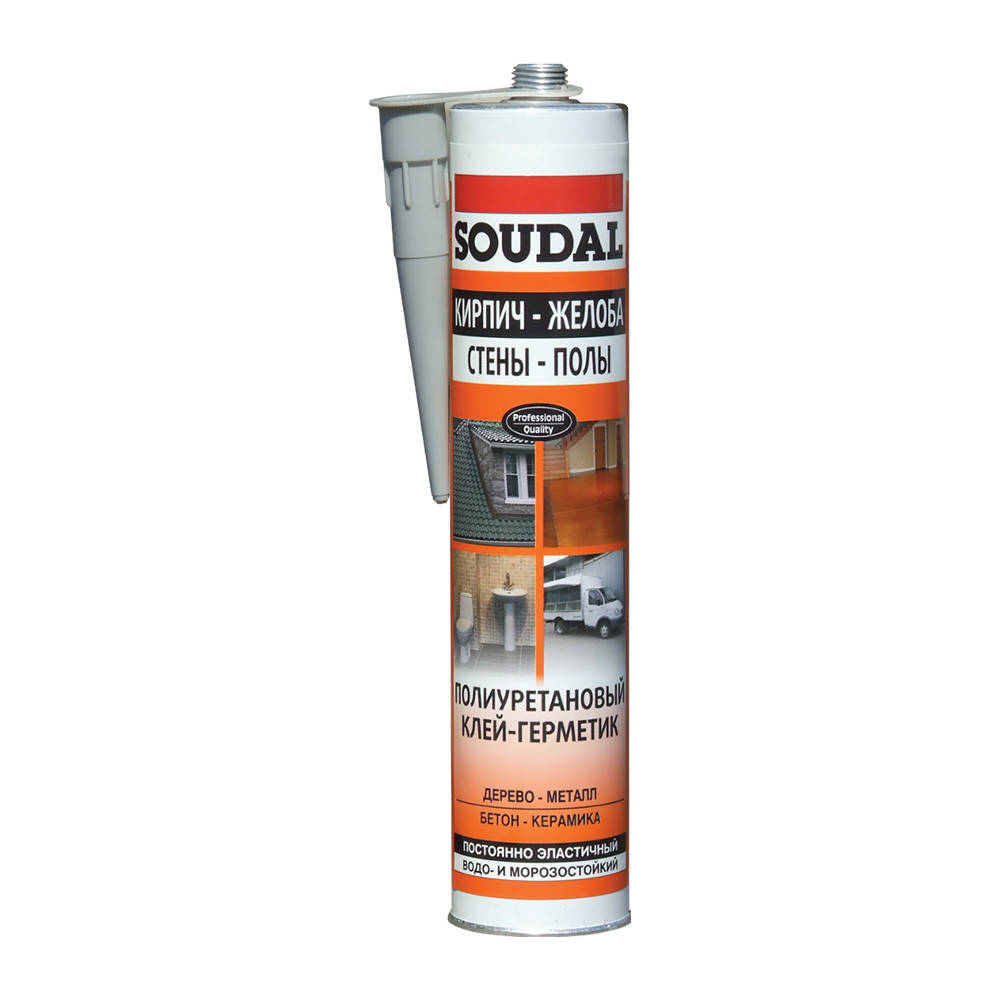 

Герметик полиуретановый Soudal PU sealant серый 290/300 мл