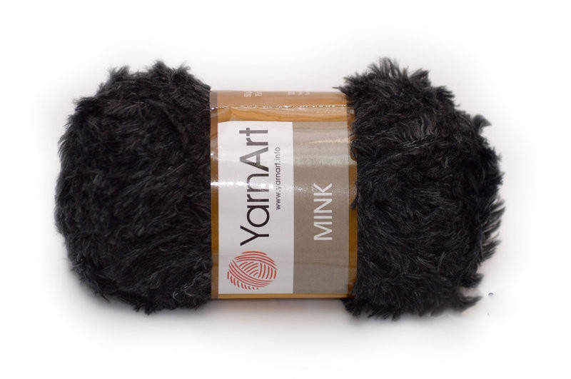 

Пряжа YarnArt Mink 336, Черный
