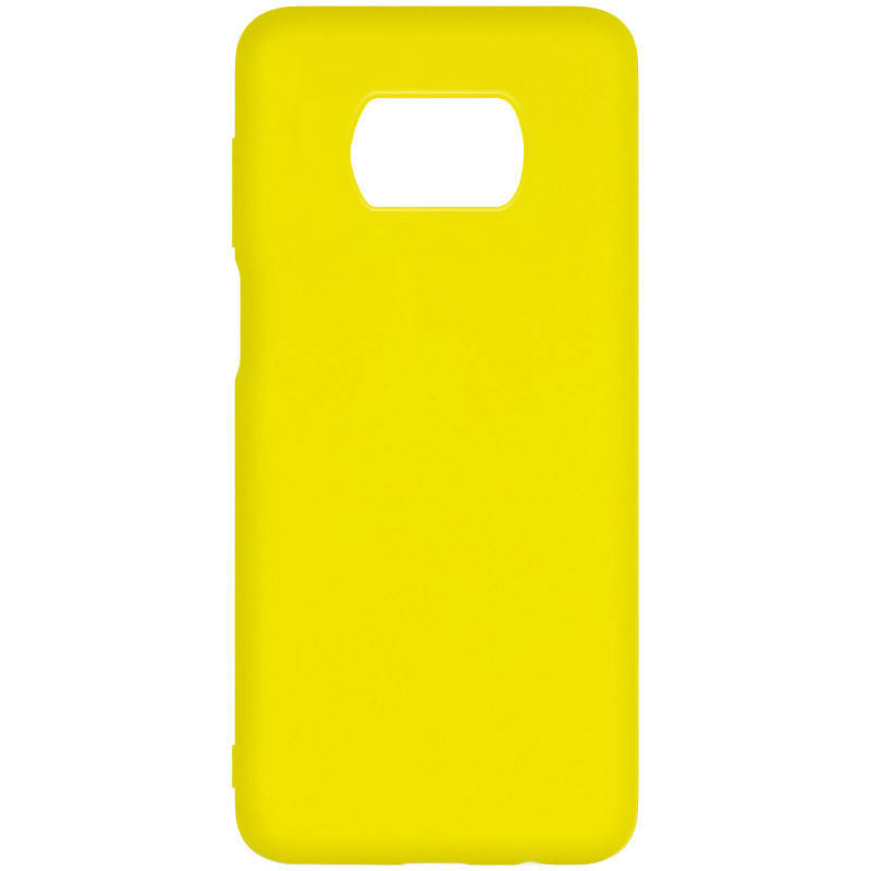 

Xiaomi Poco X3 Pro NFC Силиконовый Чехол Colorful (желтый)