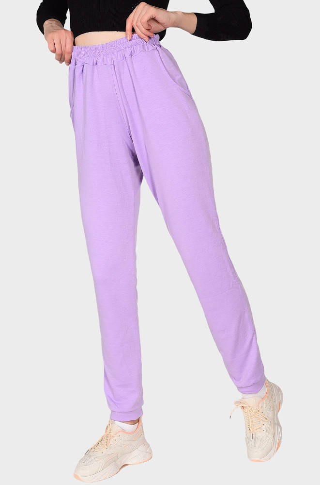 

Спортивные штаны женские сиреневые AAA 131568M, Сиреневый