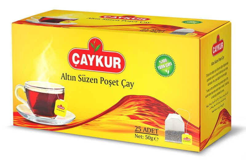 

Турецкий Чай - CAYKUR турецкий чёрный чай в пакетах 25 шт. altın suzen poset