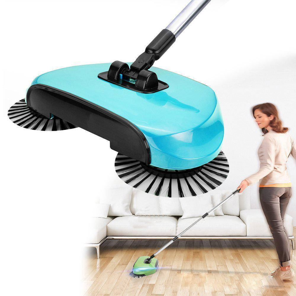 

Механический веник для пола sweep drag all-in-one, Синий