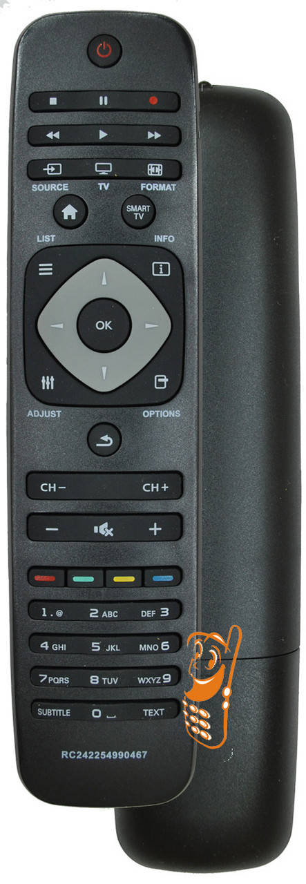 

Пульт Philips RC2422-5499-0467 (098GR7BPHNTPHT) - пульт для телевизора Philips, Черный