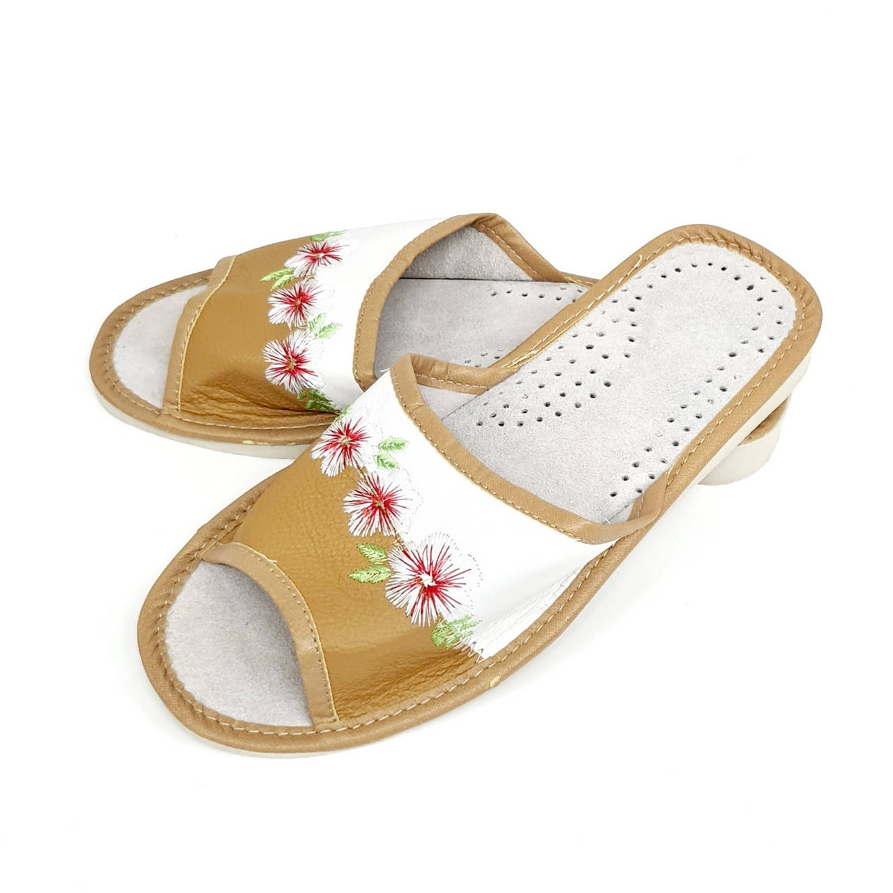 

Домашні тапочки жіночі "Polmar" відкриті 40, Коричневый