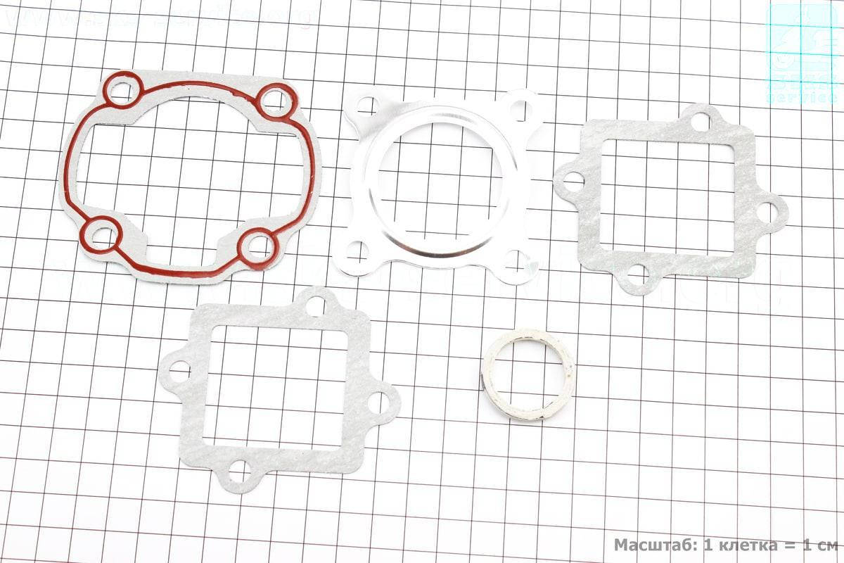 

Прокладки поршневой Yamaha JOG50сс-40мм, к-кт 5 деталей (красная нить) (352474)