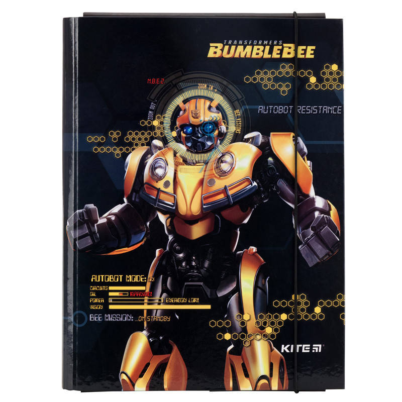 

Папка для труда Kite Transformers A4+ на резинке (TF19-213)