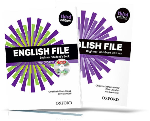 

English File Beginner, Student's book + Workbook / Учебник + Тетрадь английского языка