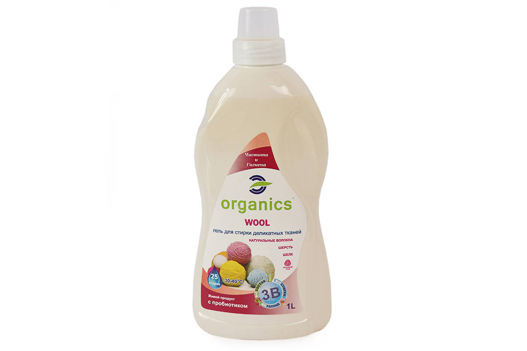 

Средство для стирки Organics Wool, 1000мл
