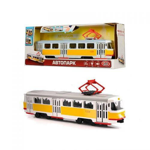 

Трамвай инерционный из серии "Автопарк" (желтый)