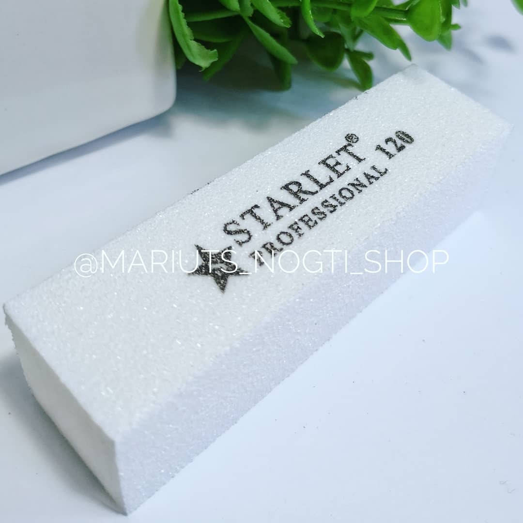 

Баф для ногтей маникюрный Абразивность 120 грит Starlet Professional