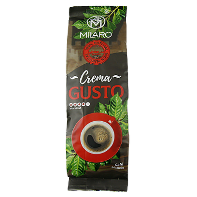 

Кава мелена Міларо крема густо Milaro Crema Gusto 250g 12шт/ящ (Код : 00-00005548)