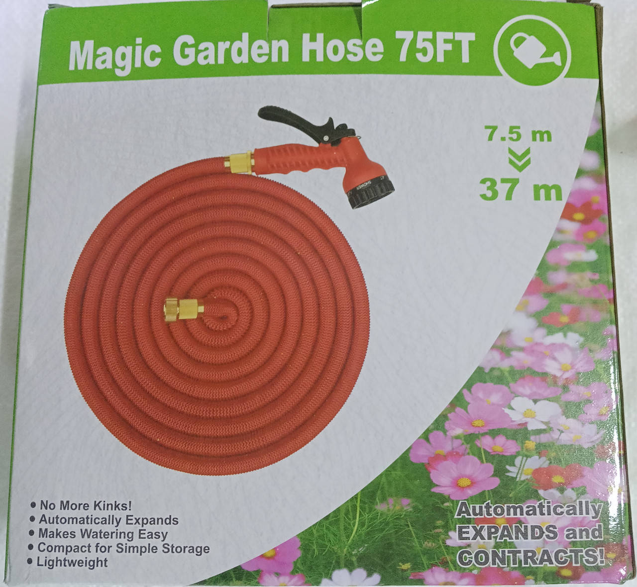 

Шланг для поливу саду і городу, що розтягується 37 м. "Magic Garden Hose"