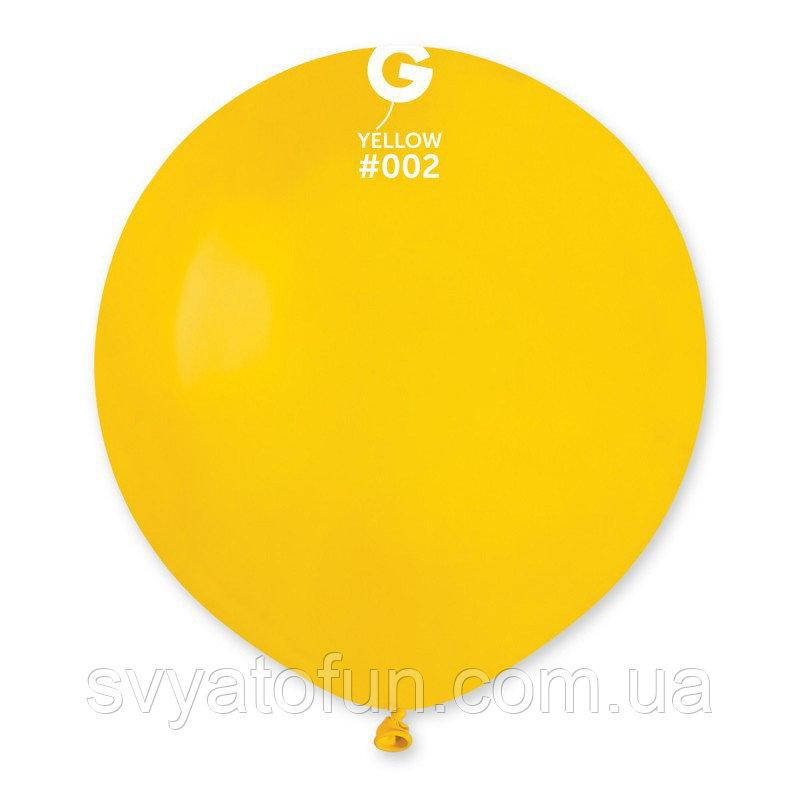 

Латексный воздушный шарик 19" пастель 02 желтый 1шт Gemar
