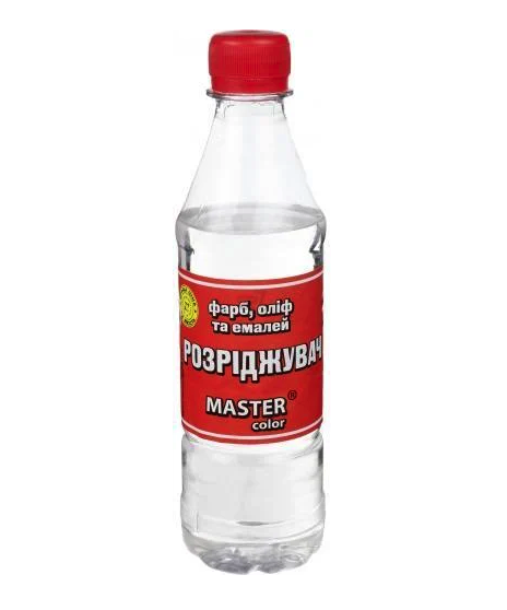 

Розчинник фарб, оліф та емалей Уайт Master color 0,4 л (0,245 г)