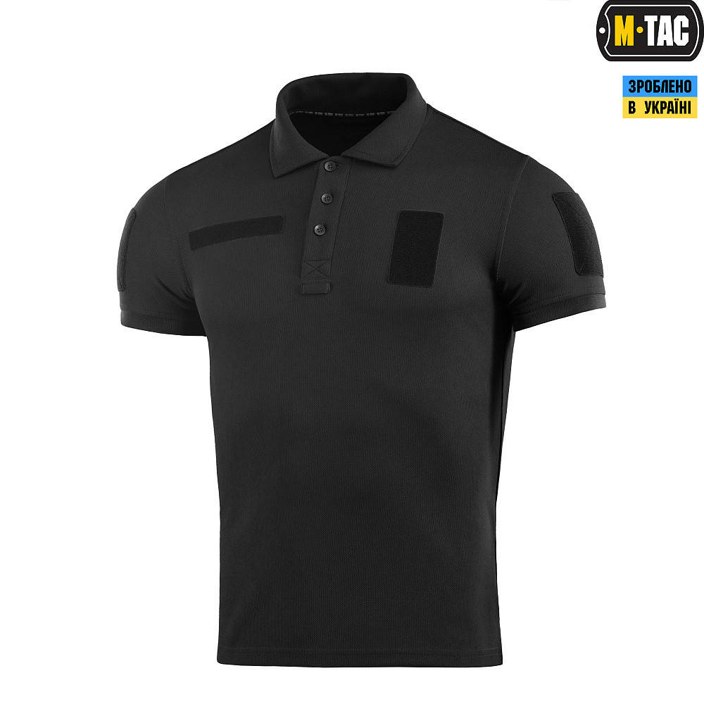 

Поло тактическое 65/35 Dark Black M-Tac