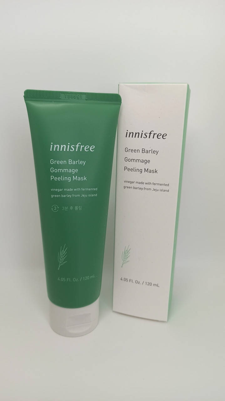 

Пилинг-гоммаж с ферментированным экстрактом зелёного ячменя Innisfree Green Barley Gommage Peeling Mask 120 мл