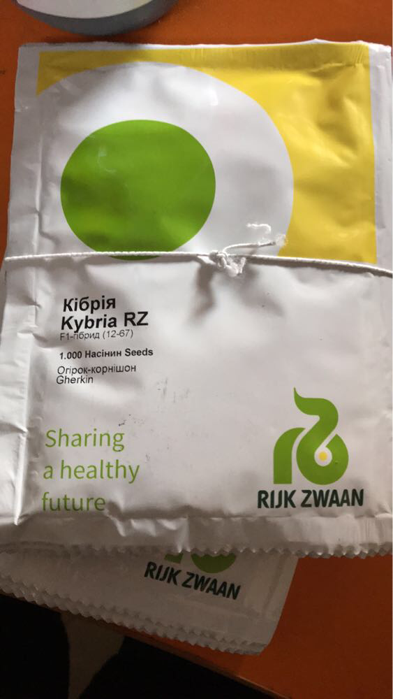 

Огірок Кібрія 1000н. Rijk Zwaan