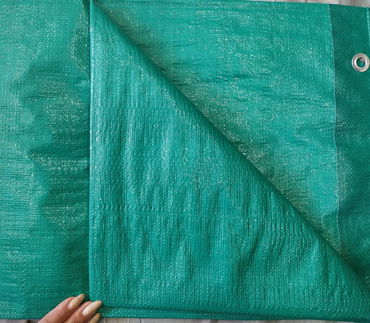 

Тент универсальный водонепроницаемый полипропиленовый ламинированный с кольцами 3х5 150 г/м2, Серый