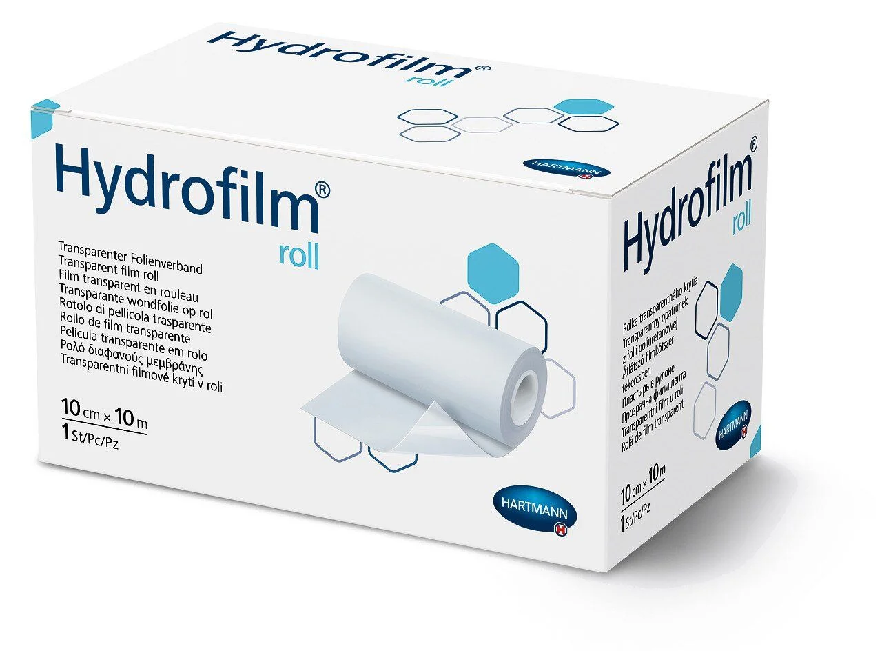

Hydrofilm Roll 10см х 10м - Прозрачный нестерильный гипоаллергенный фиксирующий пластырь (Рулон)