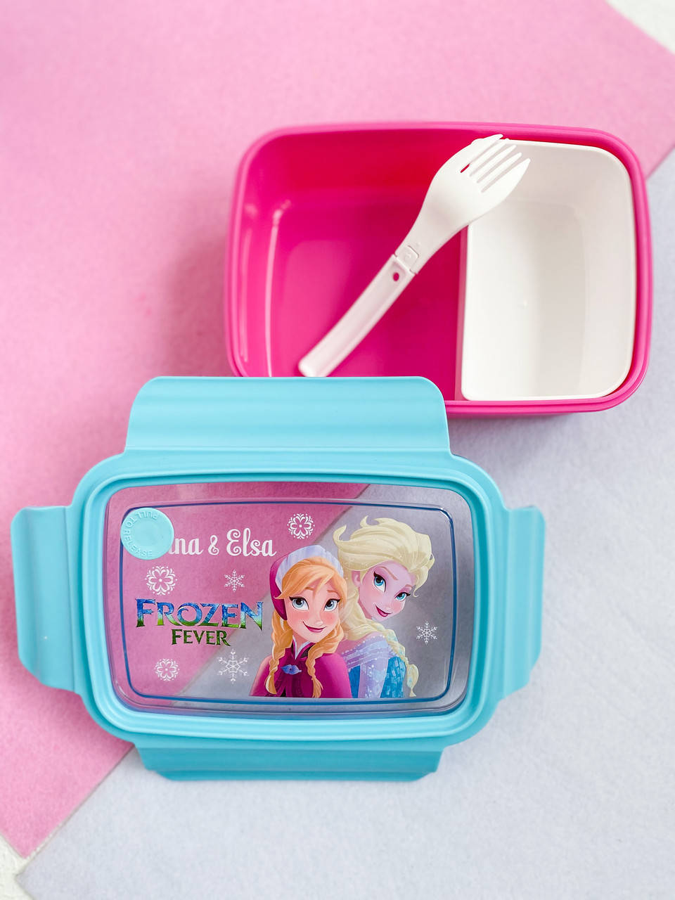 

Детский ланч-бокс 2 в 1 с ложечкой "Frozen"