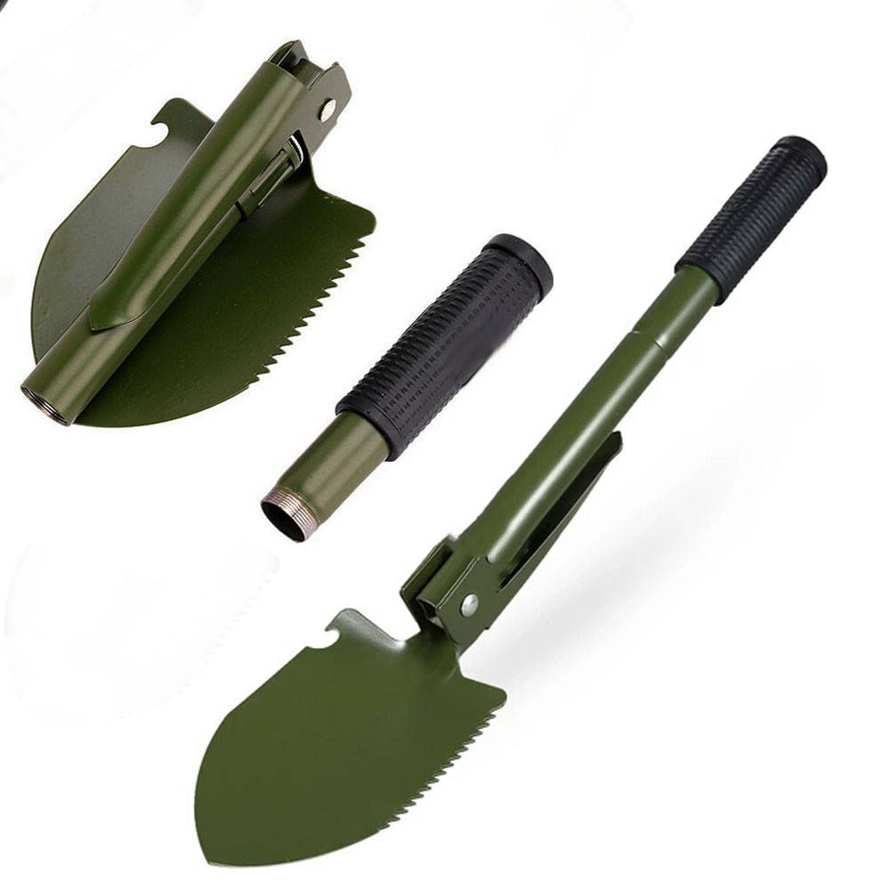 

Лопата туристическая складная в чехле походная Многофункциональная универсальная военная саперная лопатка