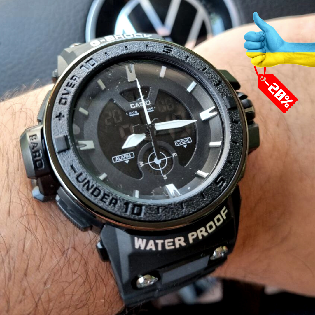 

Мужские тактические армейские военные Часы Casio G-Shock черные