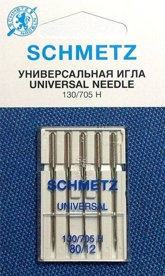 

ИГЛЫ UNIVERSAL №80 (5 ШТ.) SCHMETZ