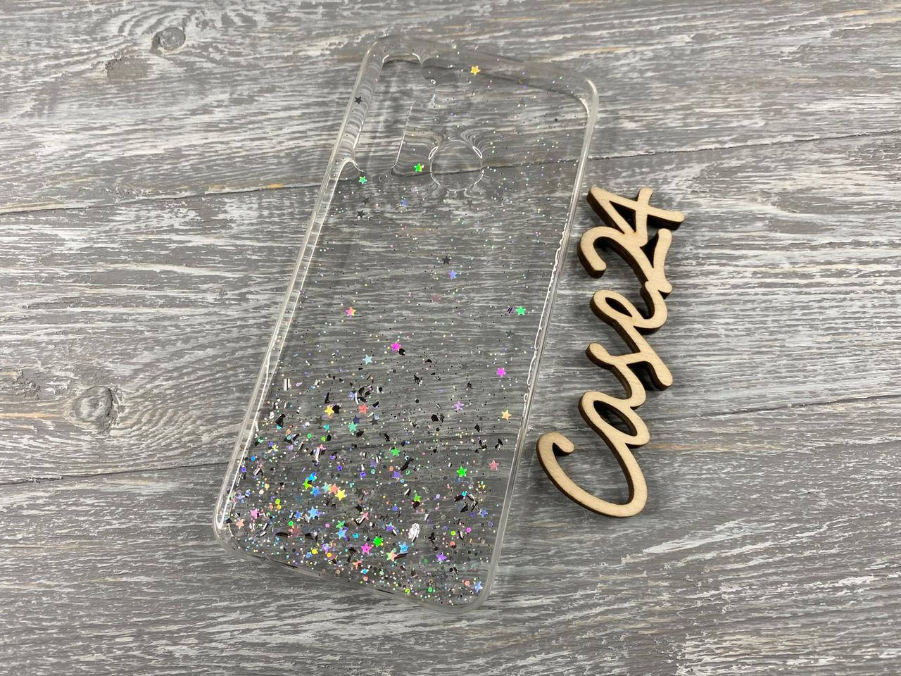 

TPU чехол Star Glitter для Realme 5 прозрачный