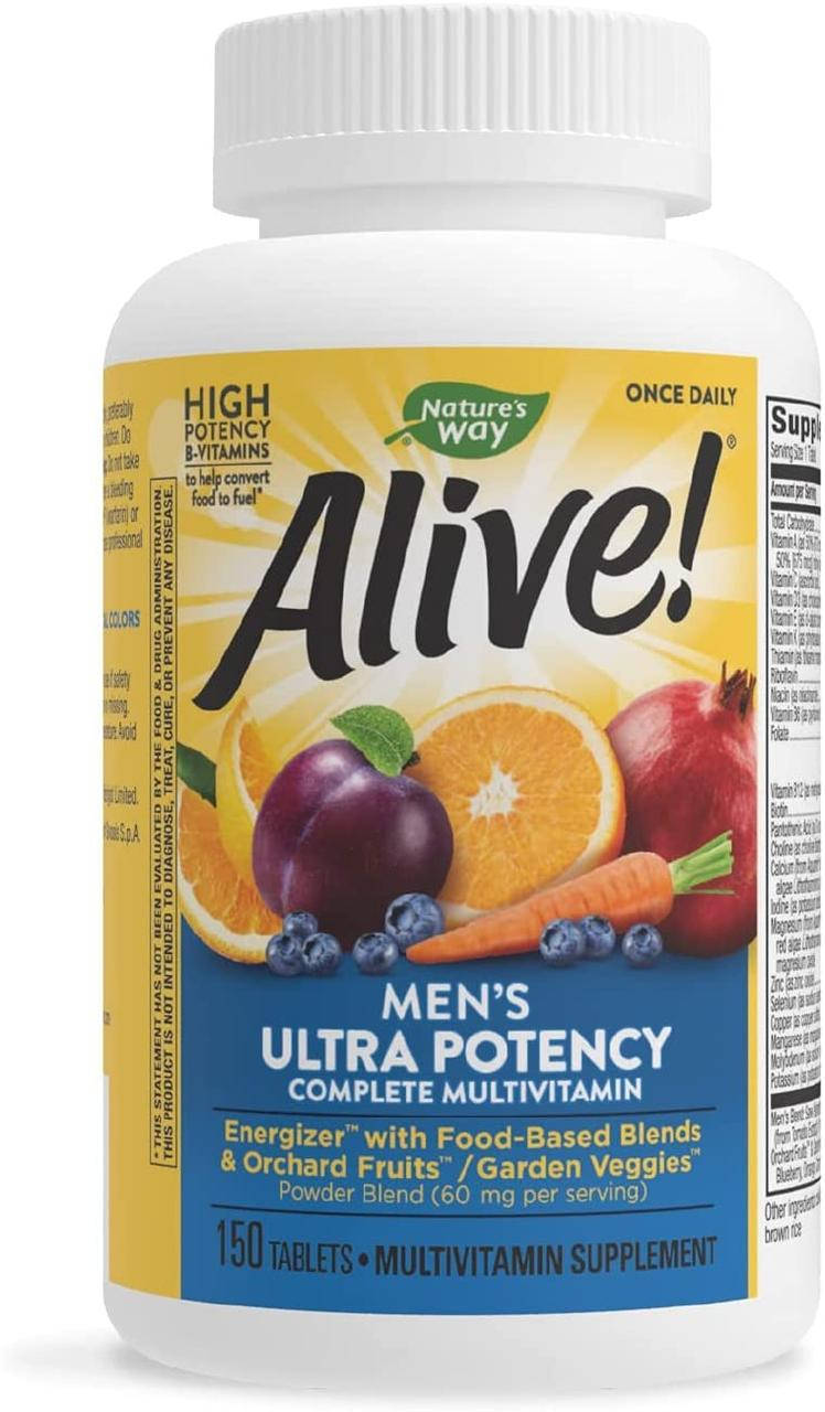 

Nature's Way Alive! Men's Ultra Potency Complete Multivitamin 150 таблеток